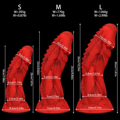 Dragonfire Fantasy Silicone Dildo