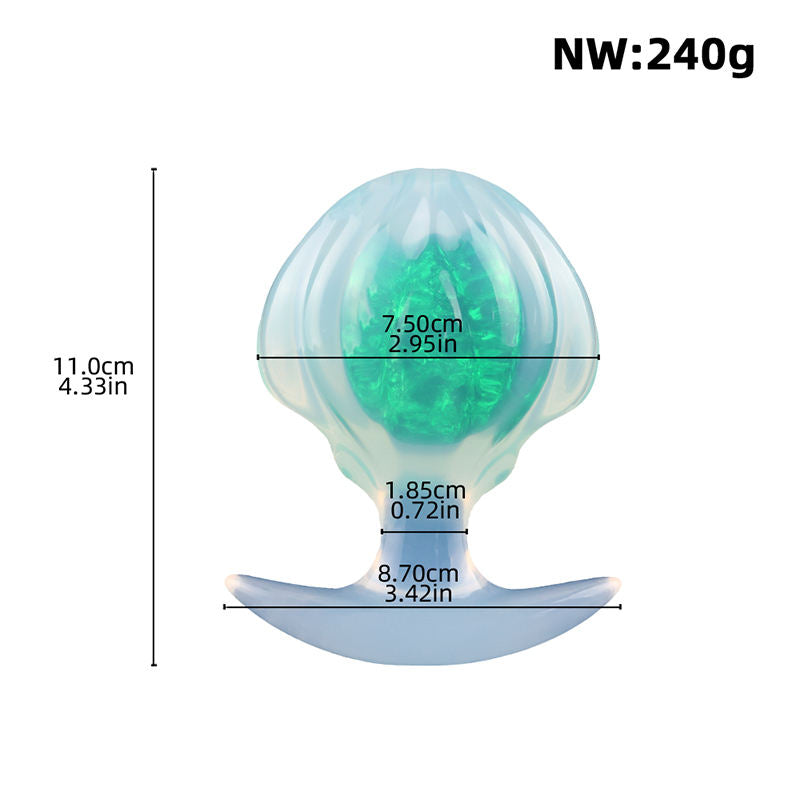 Jellyfish Crystal Anal Plug