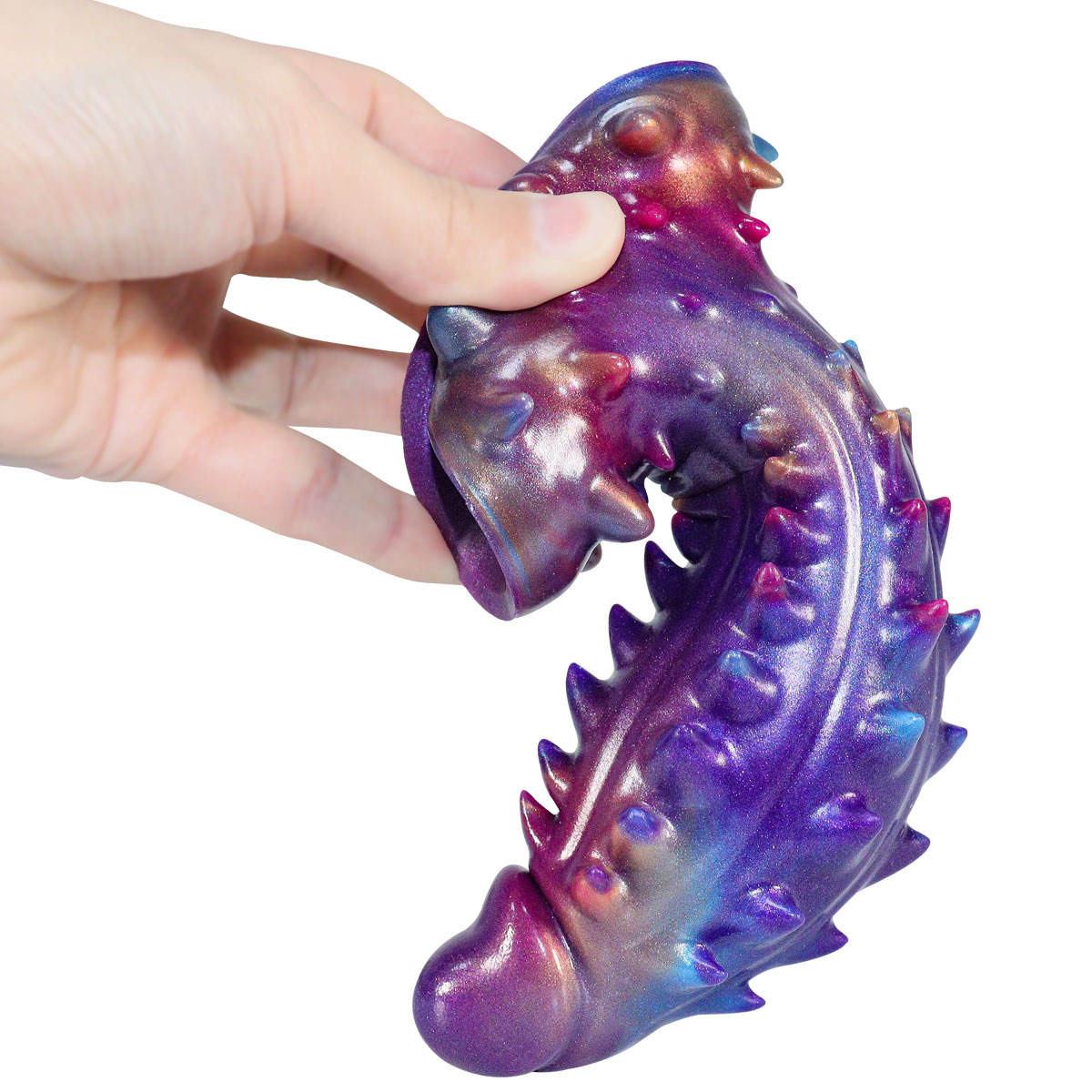 Thick Monster alien Barb Dildo with Suction up Soft Silicone Dildo
