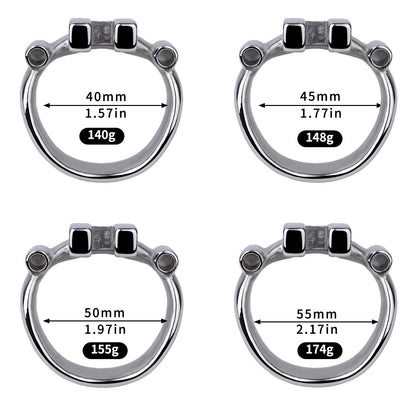 FRRK-265 Thickened Flat Heavy Chastity Cage