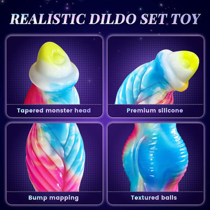 Fantasy Twist 3-in-1 Vibrating Dildo