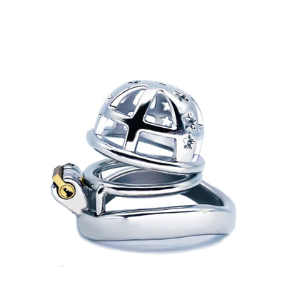 CB Lock Stainless Steel Metal Chastity Cage