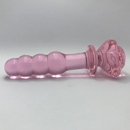 Rose Blossom Glass Wand
