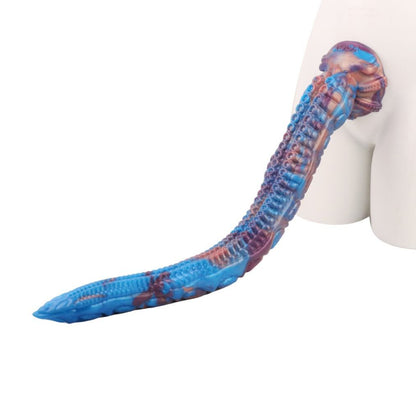Eel Blue Oversized Tentacle Anal Plug