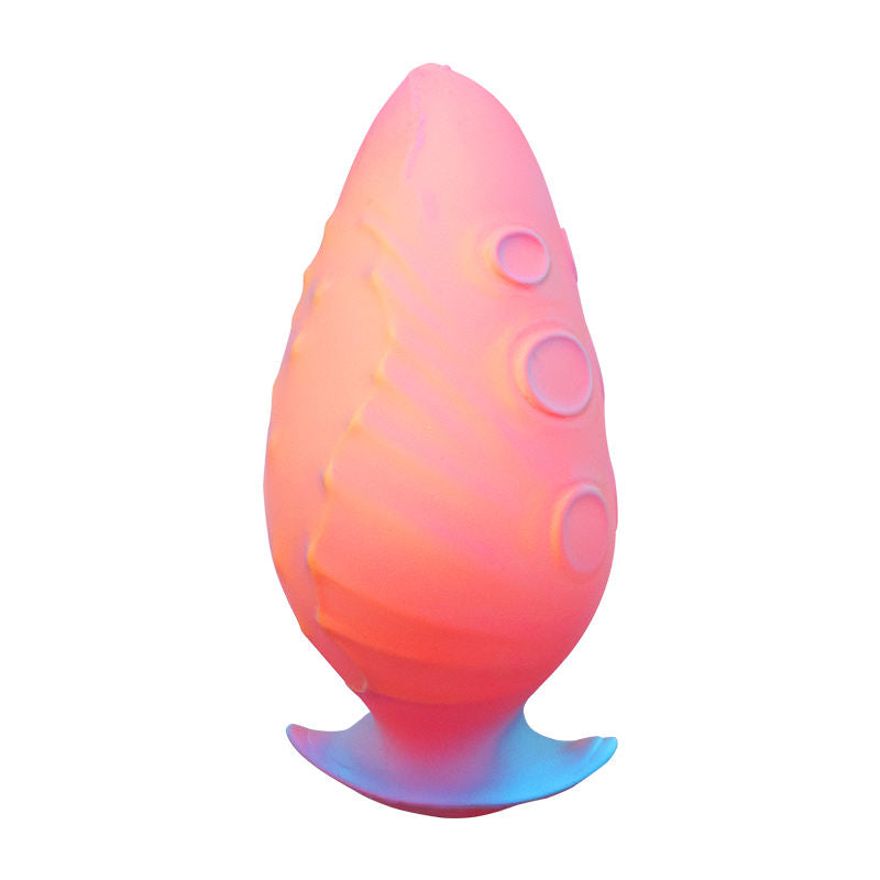 Inflatable Pink Fish-eye Anal Plug with Octopus Tentacles