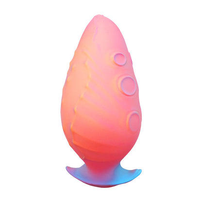 Inflatable Pink Fish-eye Anal Plug with Octopus Tentacles