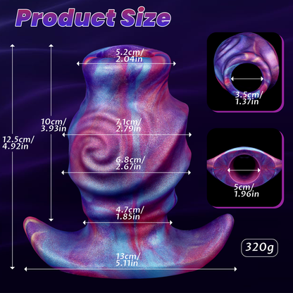 Hollow Expanding Silicone Butt Plug – Anal Trainer & Dilator