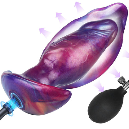 Large Fantasy Magnetic Inflatable Butt Plug Huge