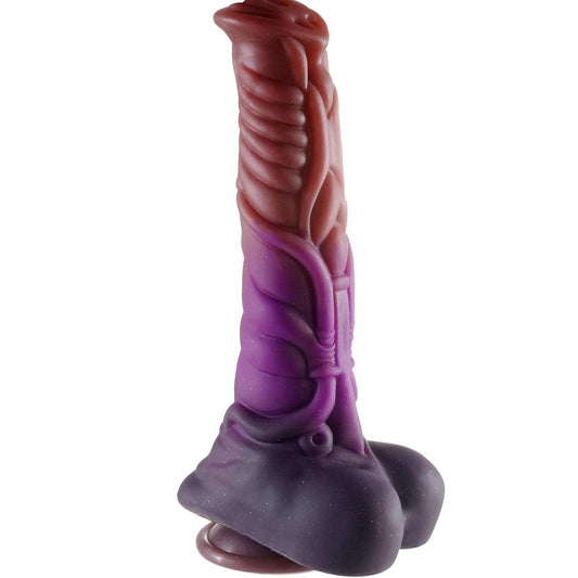 Fantasy Horse Knot Dildo with Strong Suction Cup Soft Silicone Monster alien Dildo Adult Sex Toy for Anal G Spot Prostate Play