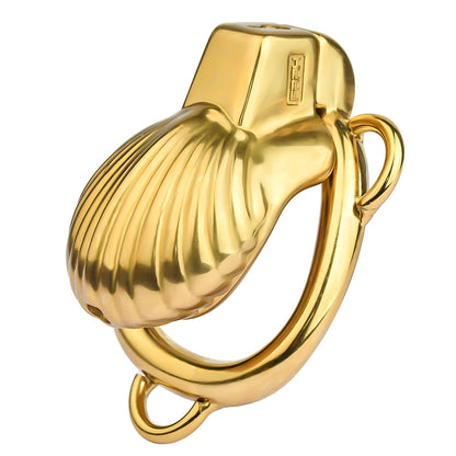 Shell Chastity Cage With Strap-On