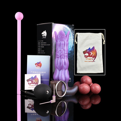 YOCY Ovipositor Fantasy Dildo Suction Cup Lay Eggs Butt Plug Sex Toy for Masturbator  Vaginal Balls Inflatable Dildo