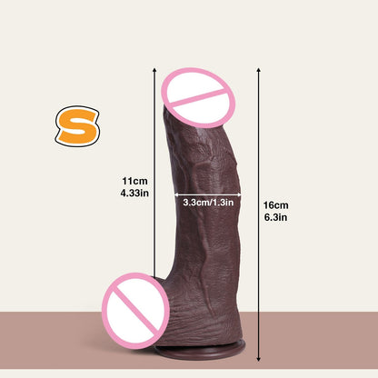 Realistic Silicone Dildo with Suction Cup | Giant Body Safe Dong | Extra Large Soft Silicone Dildo 300g–1806g