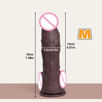 Realistic Silicone Dildo with Suction Cup | Giant Body Safe Dong | Extra Large Soft Silicone Dildo 300g–1806g